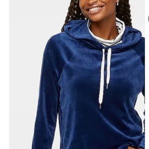 J Crew velour hoodie